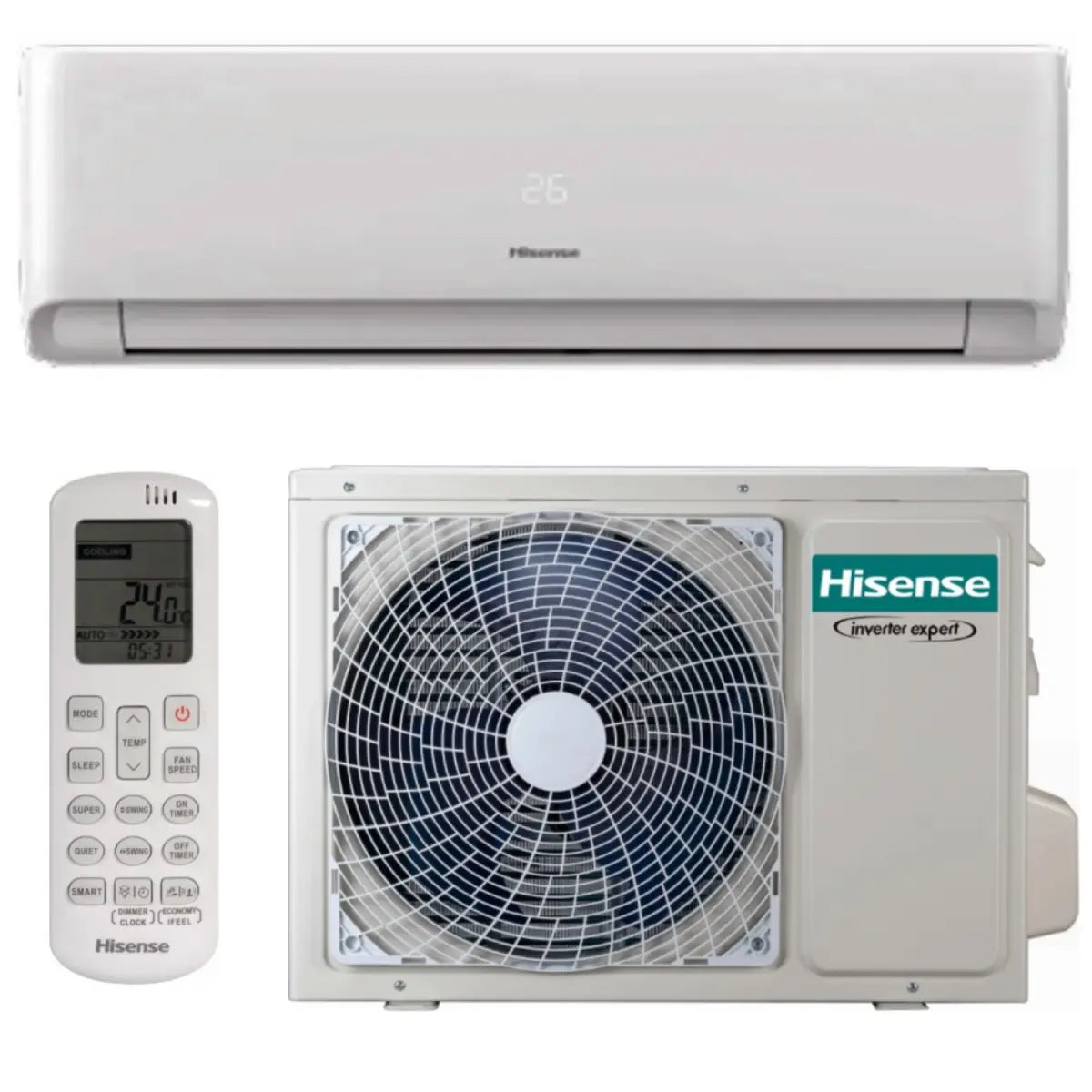 Hisense Expert Comfort KF25YR4B Split Klimaanlage 2,6 kW